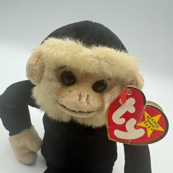Retired Ty Beanie Baby Mooch The Monkey  Tags 1998 Errors RARE - Picture 2 of 8